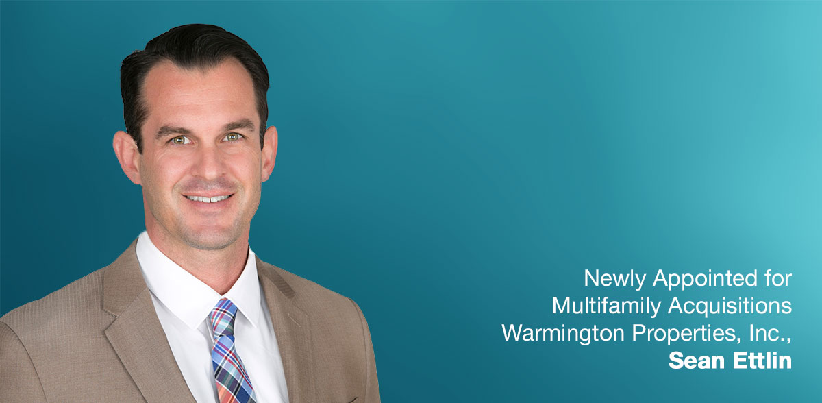 Sean Ettlin: Focused on Multifamily Acquisitions