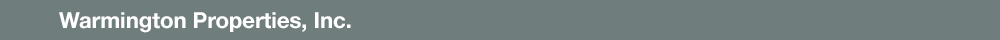 Warmington Properties, Inc.